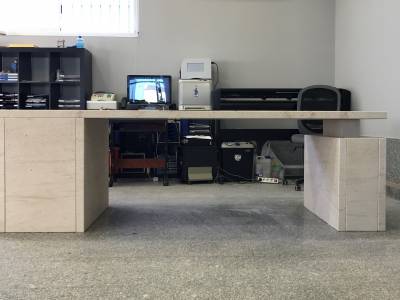 MESA DE OFICINA DE PIEDRA NATURAL